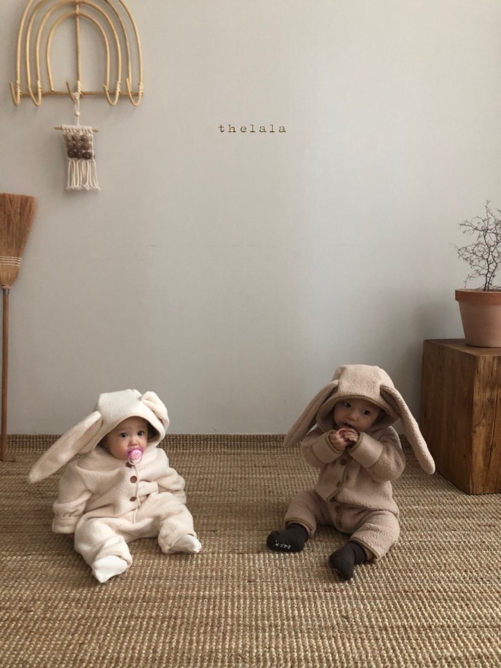 Lala - Korean Baby Fashion - #babyootd - Puff Bunny Suit
