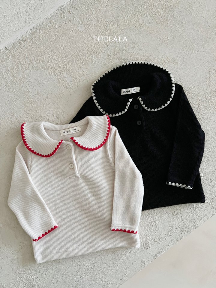 Lala - Korean Baby Fashion - #babyootd - Genie Collar Tee - 12