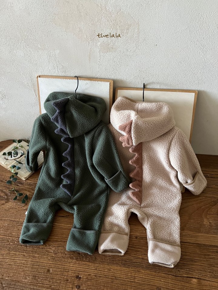 Lala - Korean Baby Fashion - #babyoutfit - Puff Tyranno Suit