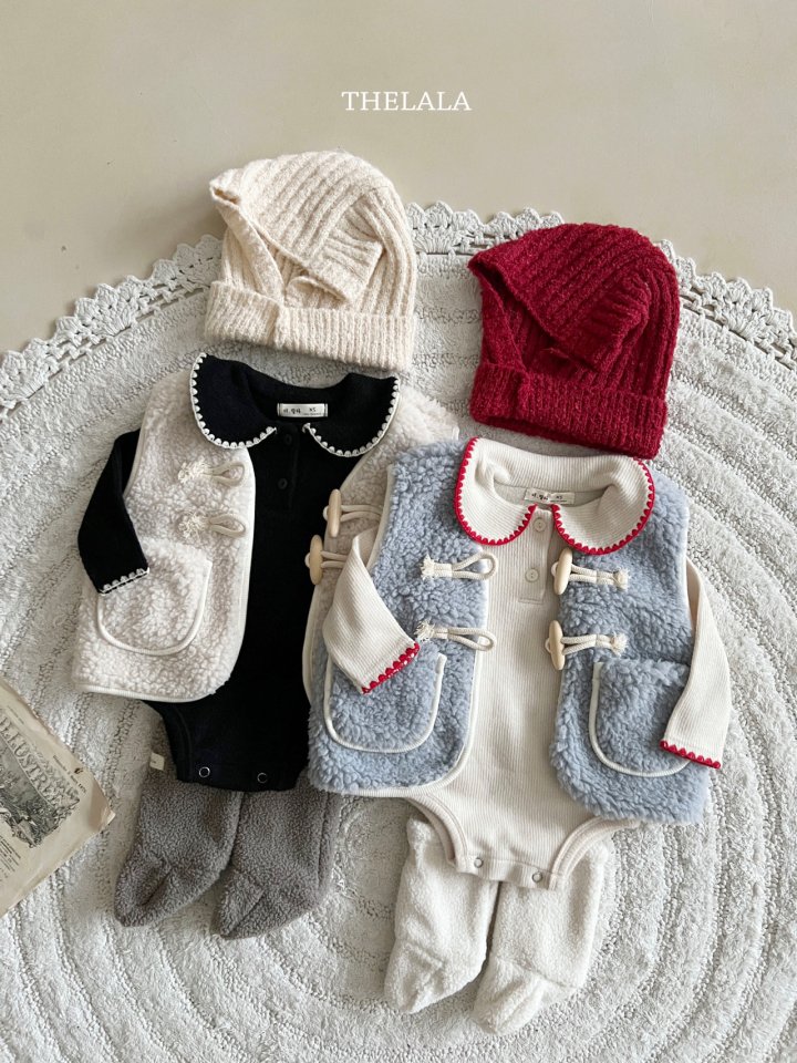 Lala - Korean Baby Fashion - #babyoutfit - Window Vest - 8