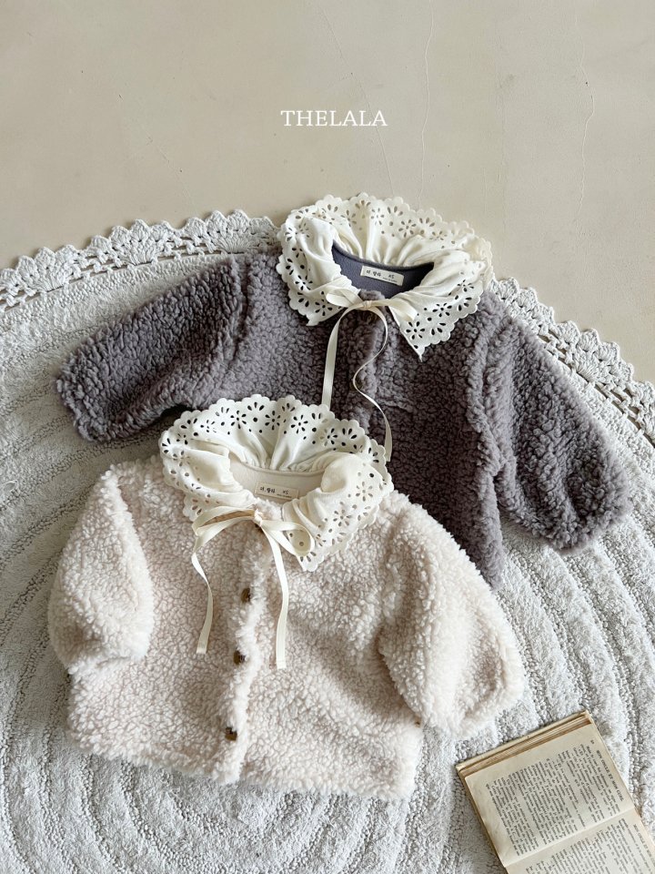 Lala - Korean Baby Fashion - #babyoutfit - Downy Fleece Jacket - 6