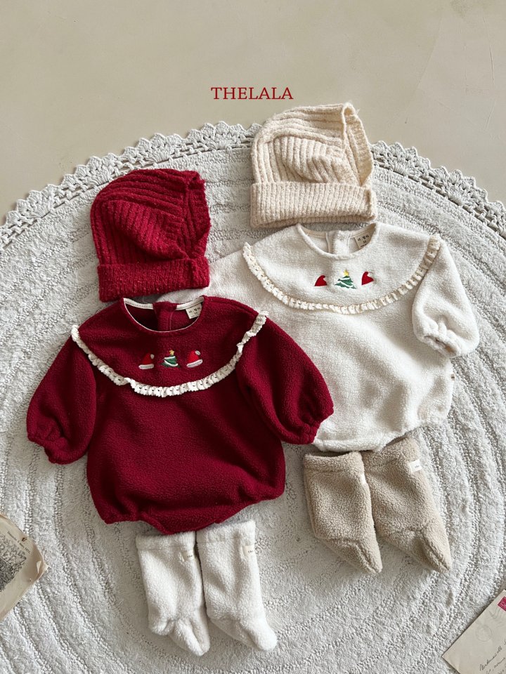Lala - Korean Baby Fashion - #babywear - Santa Cap Suit - 6