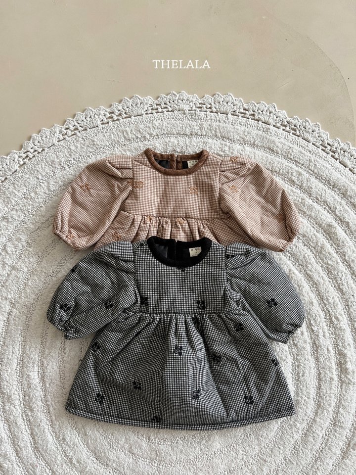 Lala - Korean Baby Fashion - #babywear - Pie Embroidery One-piece - 7