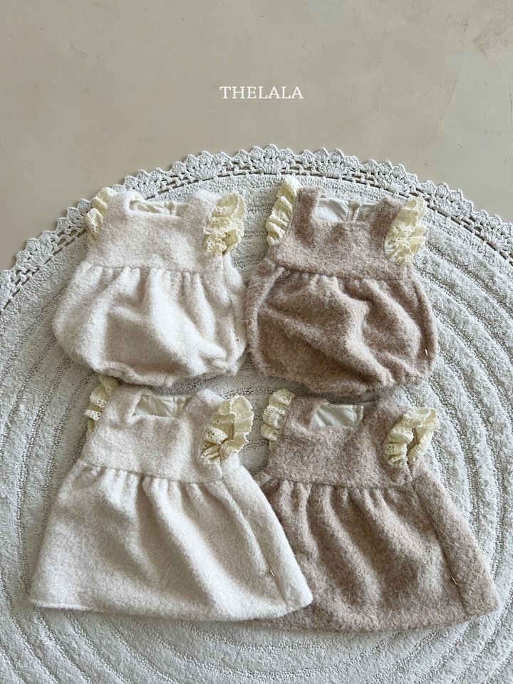 Lala - Korean Baby Fashion - #babywear - Boucle One-piece - 5