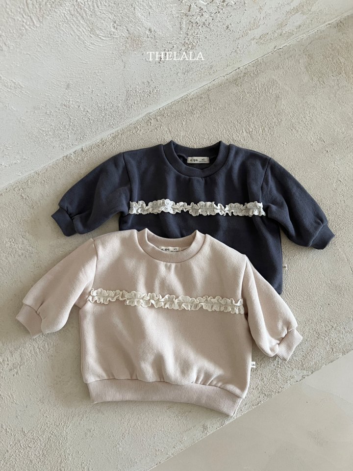 Lala - Korean Baby Fashion - #babywear - Lace Sweatshirt - 10