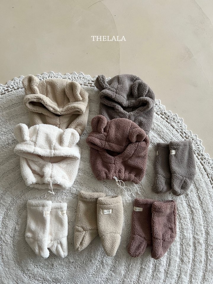 Lala - Korean Baby Fashion - #babywear - Bear Balaclava