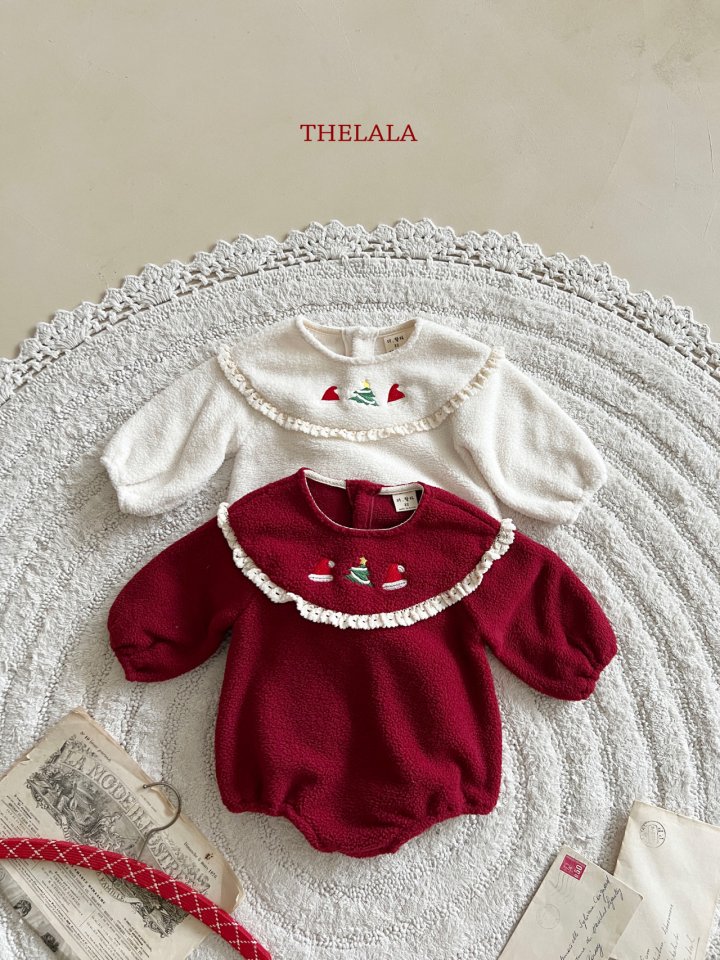 Lala - Korean Baby Fashion - #onlinebabyboutique - Santa Cap Suit - 7