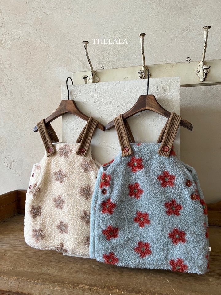 Lala - Korean Baby Fashion - #onlinebabyboutique - Flower Puff One-piece - 12