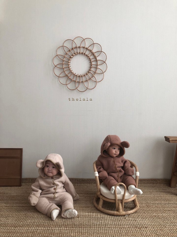 Lala - Korean Baby Fashion - #babywear - Puff Bear Suit - 4