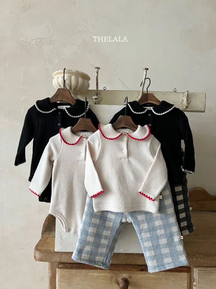 Lala - Korean Baby Fashion - #onlinebabyboutique - Genie Collar Tee