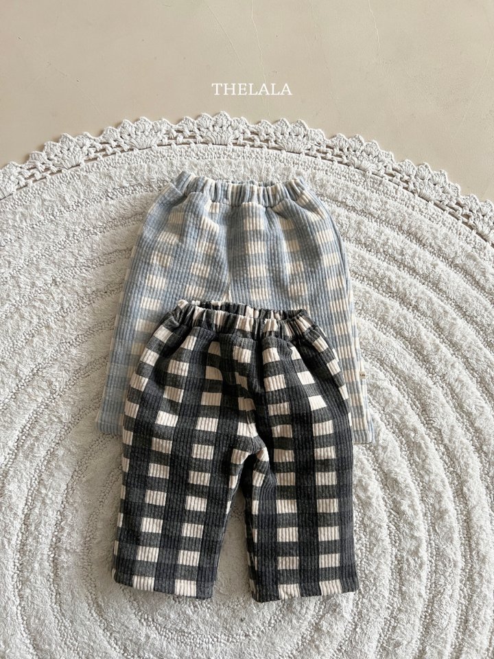Lala - Korean Baby Fashion - #onlinebabyboutique - Chess Bonding Pants - 11