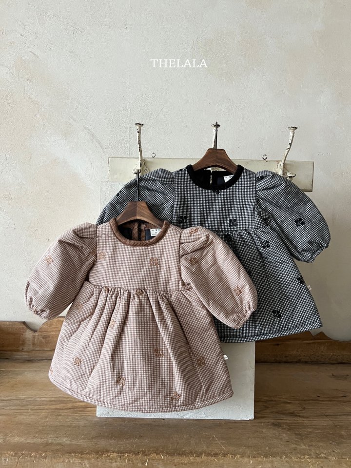 Lala - Korean Baby Fashion - #onlinebabyshop - Pie Embroidery One-piece - 9