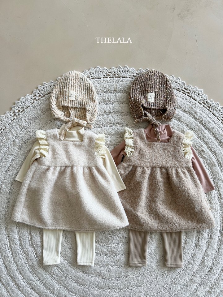Lala - Korean Baby Fashion - #onlinebabyshop - Boucle One-piece - 7
