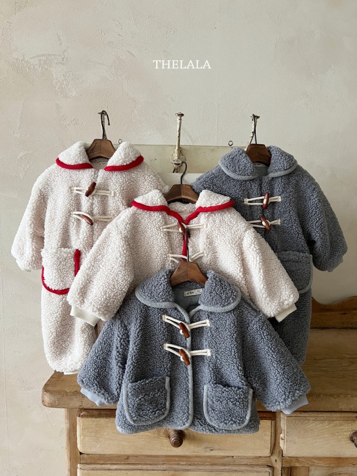 Lala - Korean Baby Fashion - #onlinebabyboutique - Fleece Suit - 4