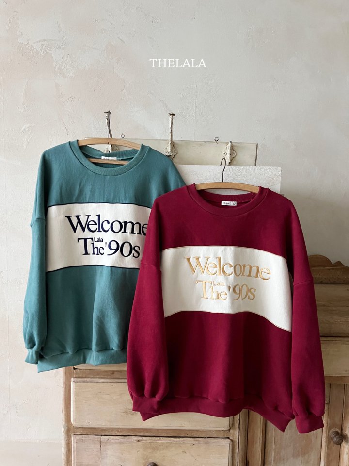 Lala - Korean Women Fashion - #momslook - Welcome Sweatshirt (MOM) - 9