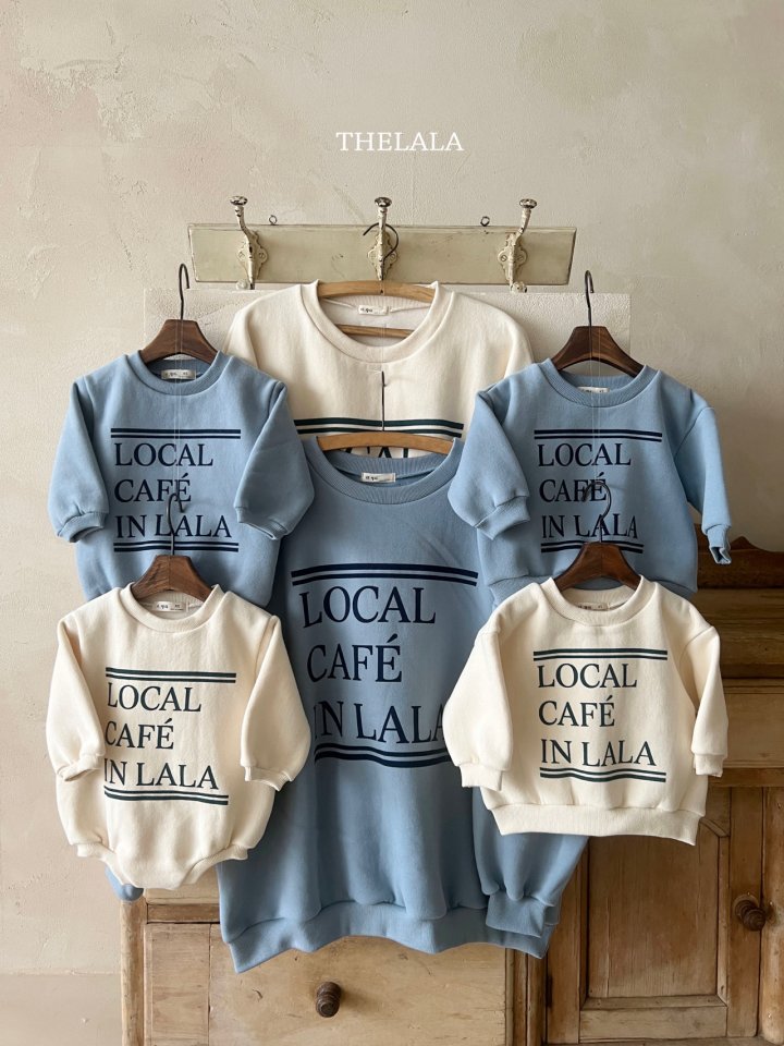 Lala - Korean Women Fashion - #restrostyle - Cafe Sweatshirt (MOM) - 5