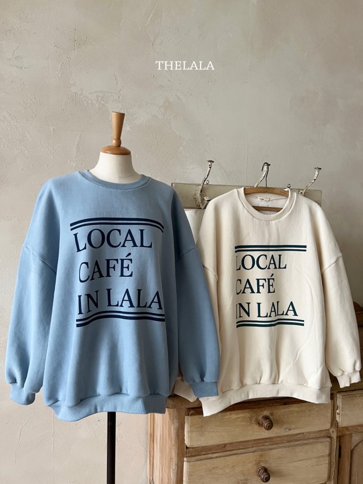 Lala - Korean Women Fashion - #shopsmall - Cafe Sweatshirt (MOM) - 7