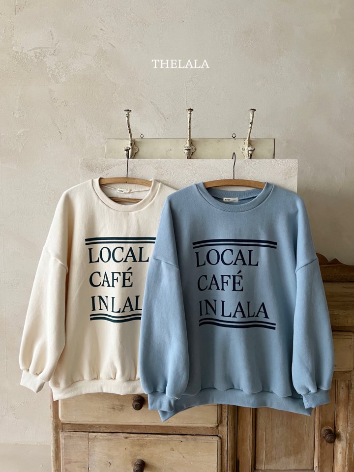 Lala - Korean Women Fashion - #thatsdarling - Cafe Sweatshirt (MOM) - 8