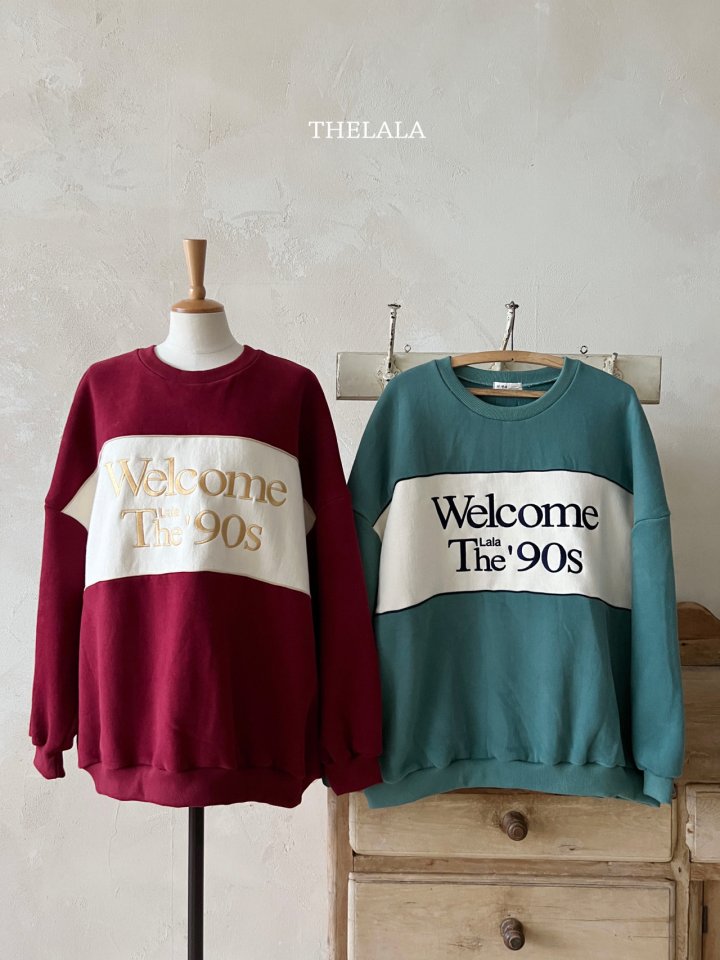 Lala - Korean Women Fashion - #thelittlethings - Welcome Sweatshirt (MOM) - 6