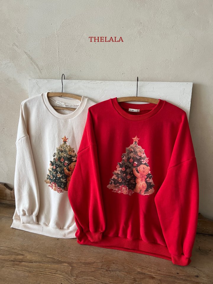 Lala - Korean Women Fashion - #womensfashion - Tree Bear Sweatshirt (MOM) - 10