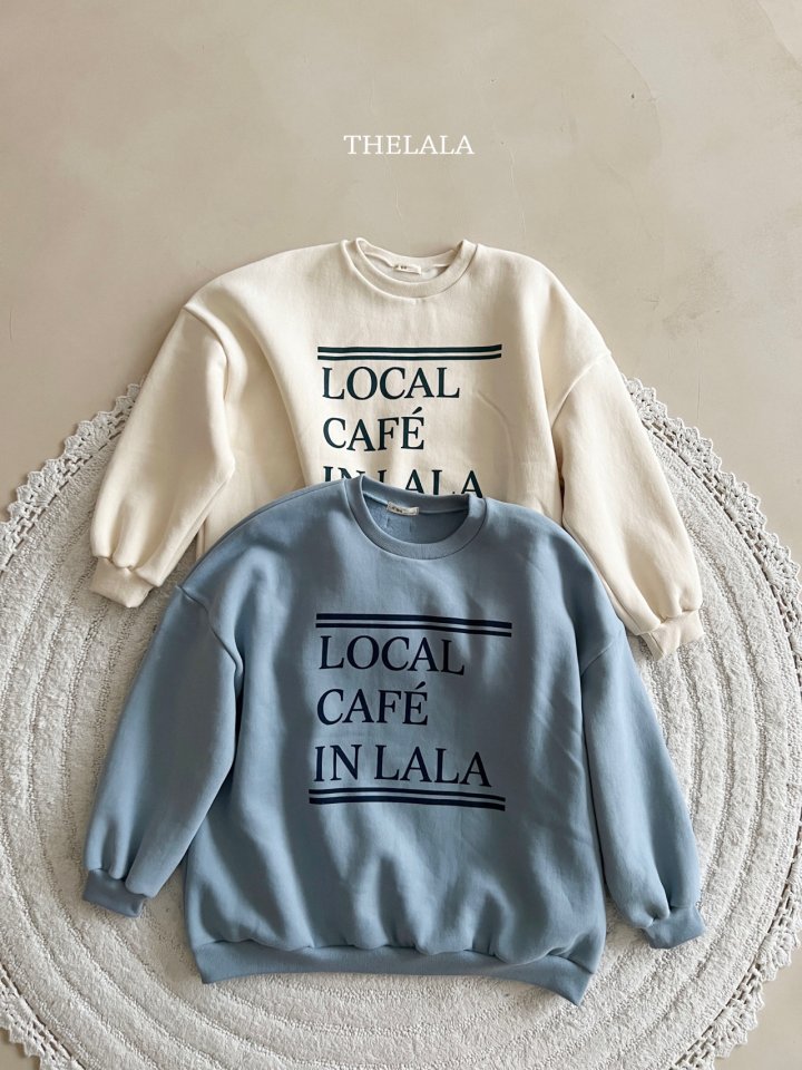 Lala - Korean Women Fashion - #womensfashion - Cafe Sweatshirt (MOM) - 11