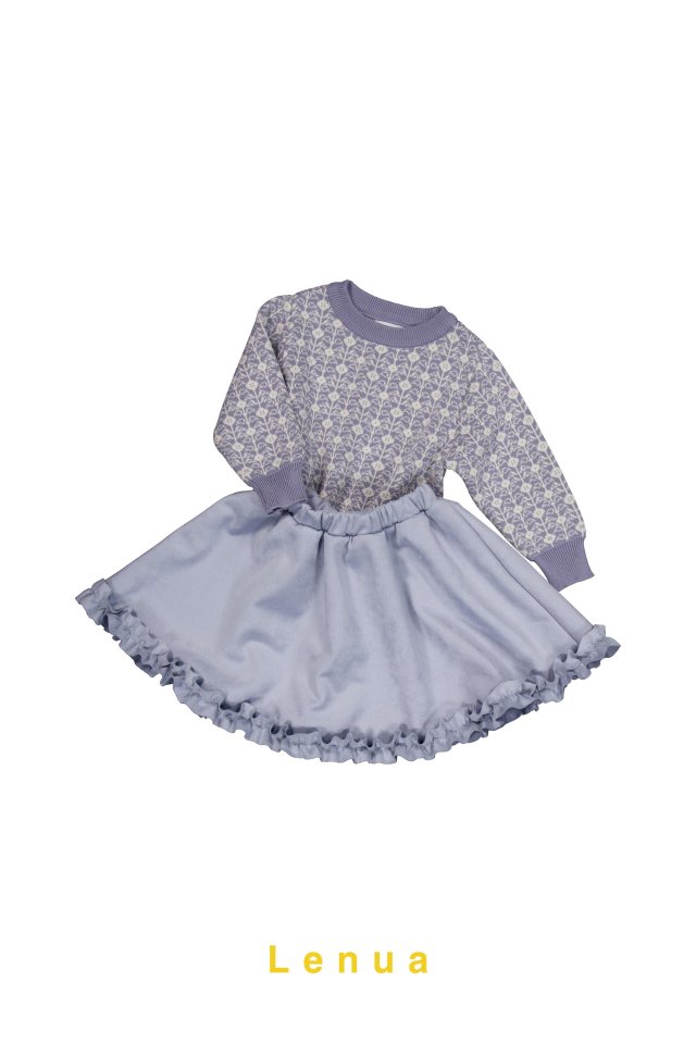 Lenua - Korean Children Fashion - #Kfashion4kids - Hershey Frill Skirt - 11