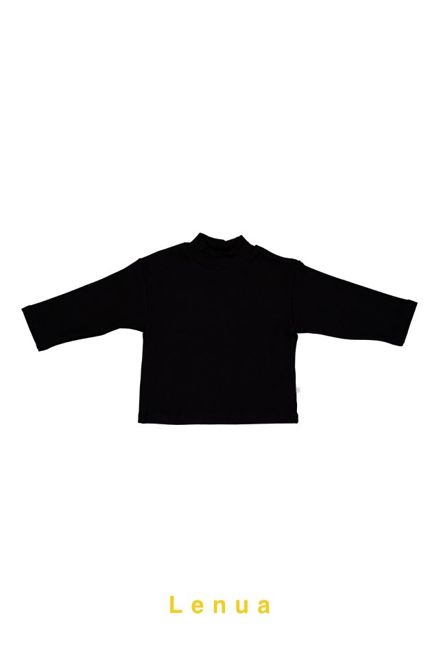 Lenua - Korean Children Fashion - #Kfashion4kids - Hearts Half Turtleneck Tee - 7
