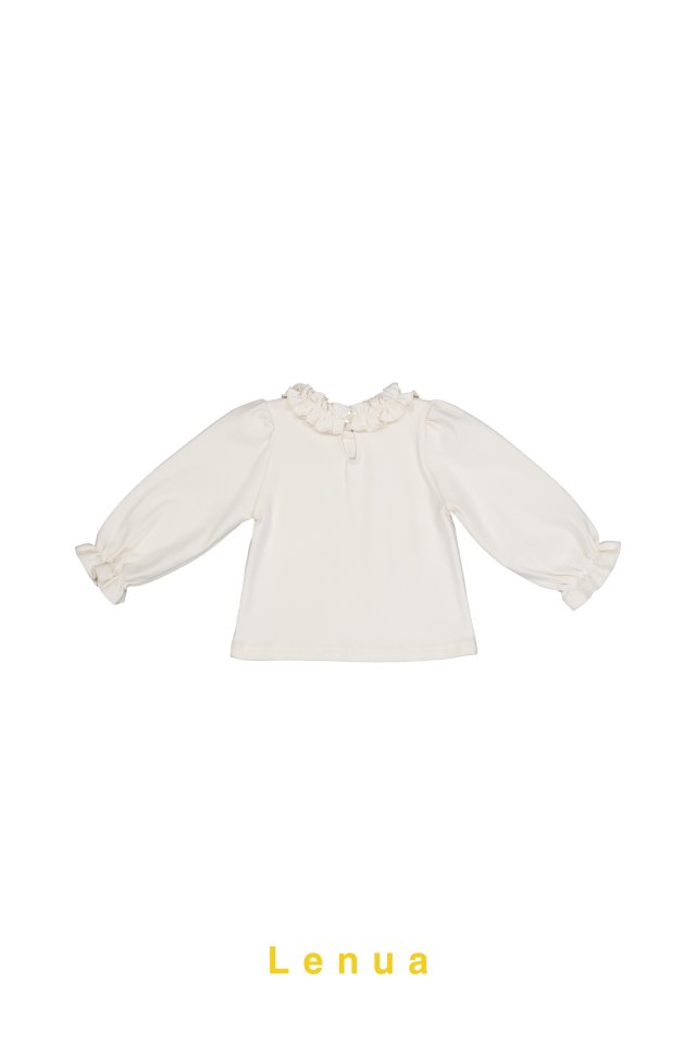 Lenua - Korean Children Fashion - #childofig - Waye Frill Tee - 4
