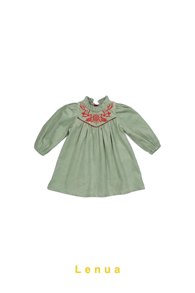 Lenua - Korean Children Fashion - #childrensboutique - Ella Embroidery One-piece - 3
