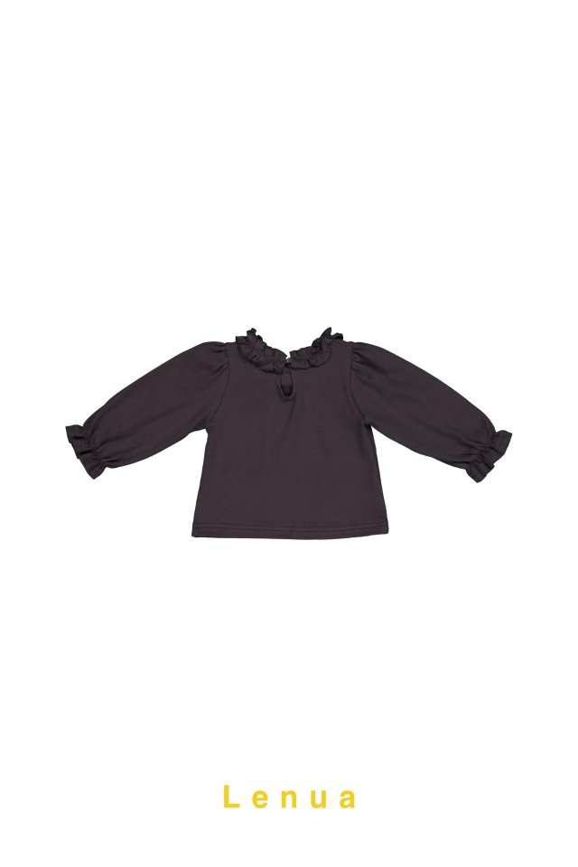 Lenua - Korean Children Fashion - #designkidswear - Waye Frill Tee - 6