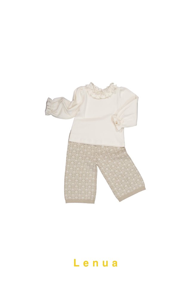 Lenua - Korean Children Fashion - #fashionkids - Raph Jacquard Pants - 7