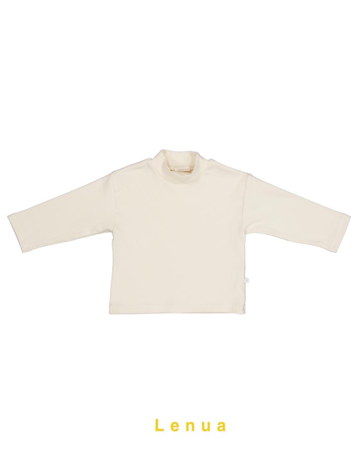 Lenua - Korean Children Fashion - #fashionkids - Hearts Half Turtleneck Tee - 3