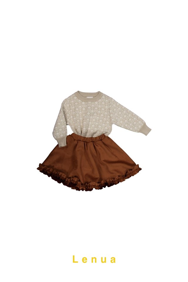 Lenua - Korean Children Fashion - #kidsstore - Hershey Frill Skirt - 9