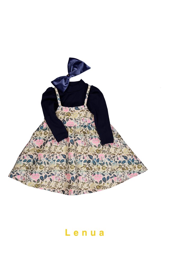 Lenua - Korean Children Fashion - #kidzfashiontrend - Razz Jacquard One-piece - 5