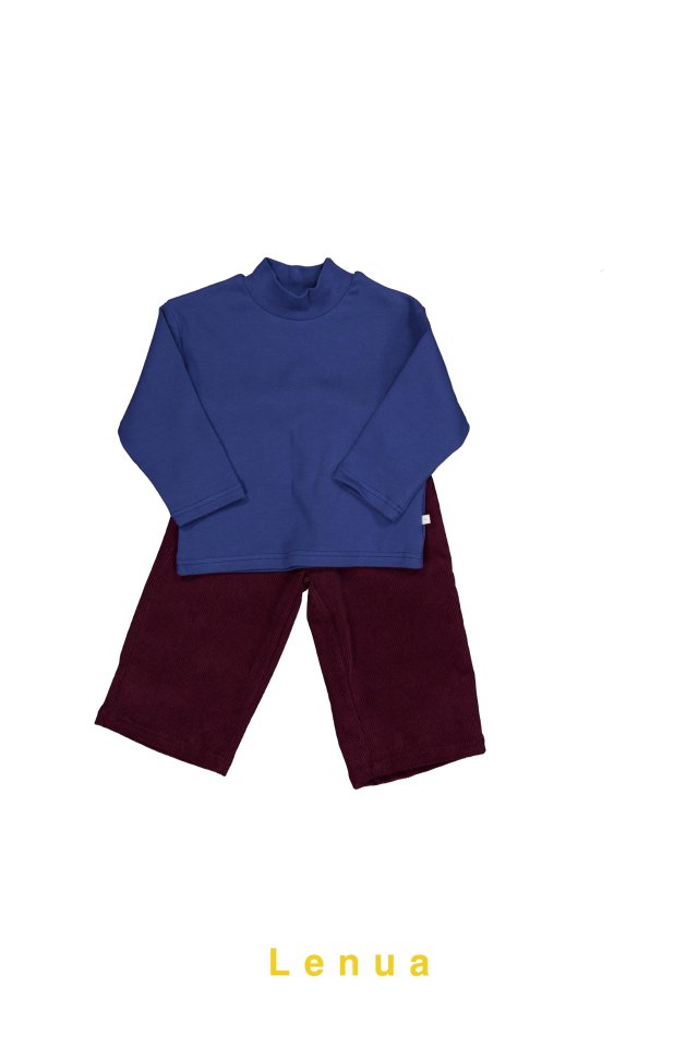 Lenua - Korean Children Fashion - #minifashionista - Hearts Half Turtleneck Tee - 10