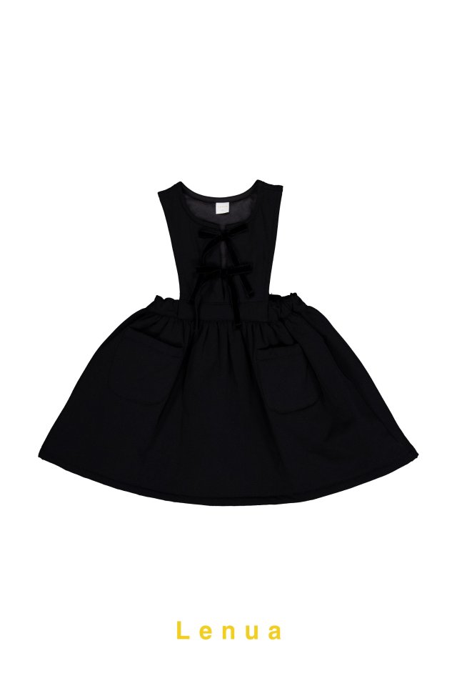 Lenua - Korean Children Fashion - #prettylittlegirls - Franc Ribbon One-piece - 3