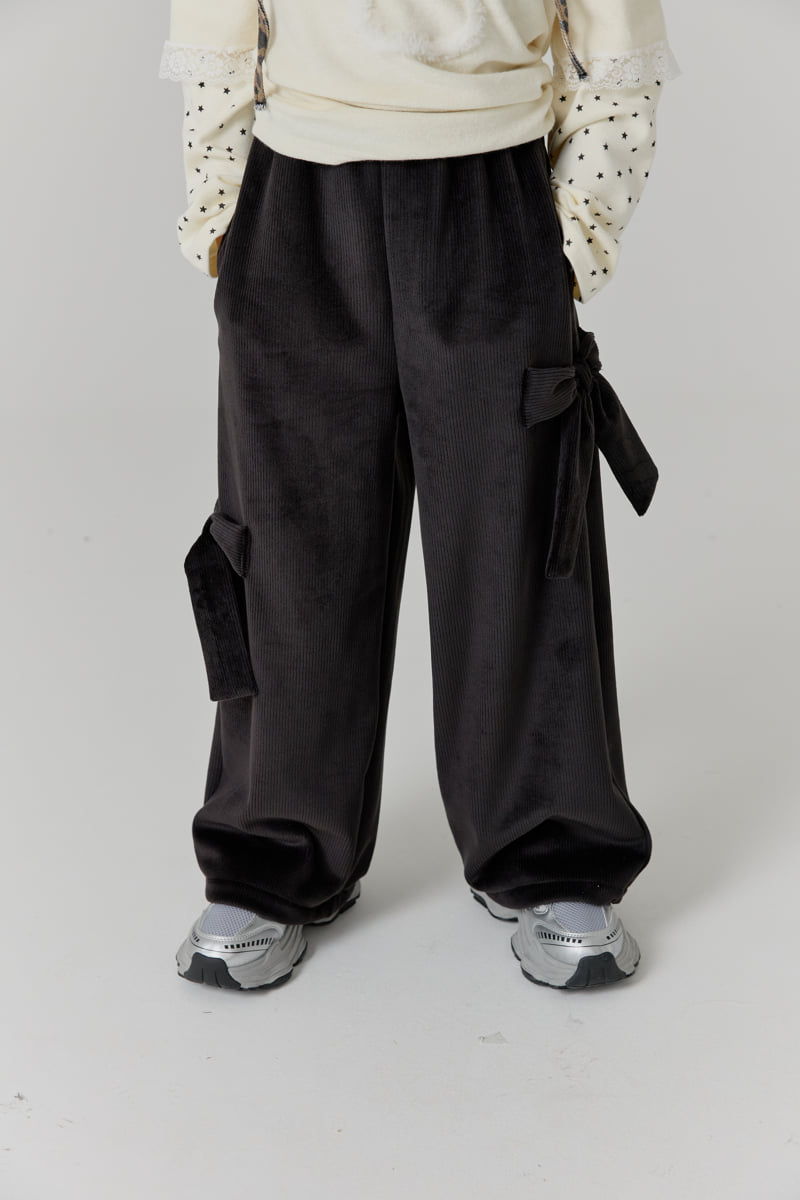 Lilas - Korean Children Fashion - #childofig - Duet Ribbon Wide Pants - 10