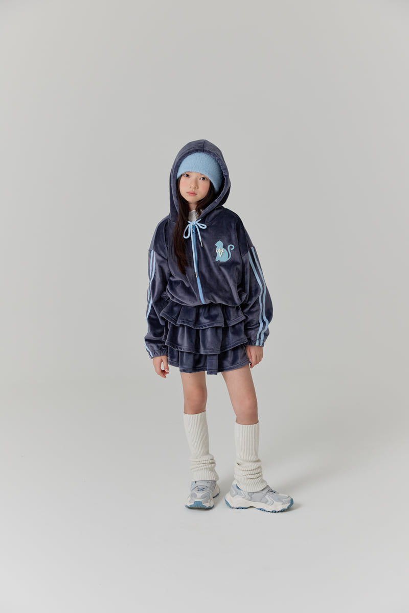 Lilas - Korean Children Fashion - #childofig - Velour Cat Jacket - 3