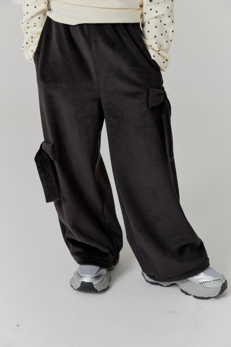 Lilas - Korean Children Fashion - #childrensboutique - Duet Ribbon Wide Pants - 11