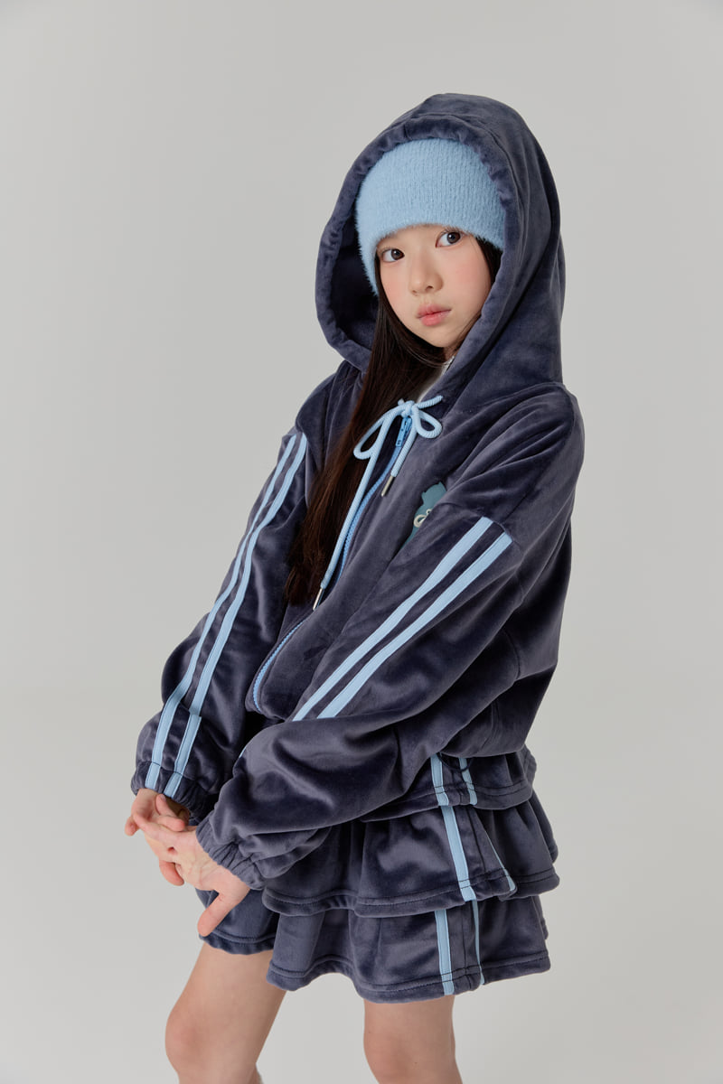 Lilas - Korean Children Fashion - #childrensboutique - Velour Cat Jacket - 5