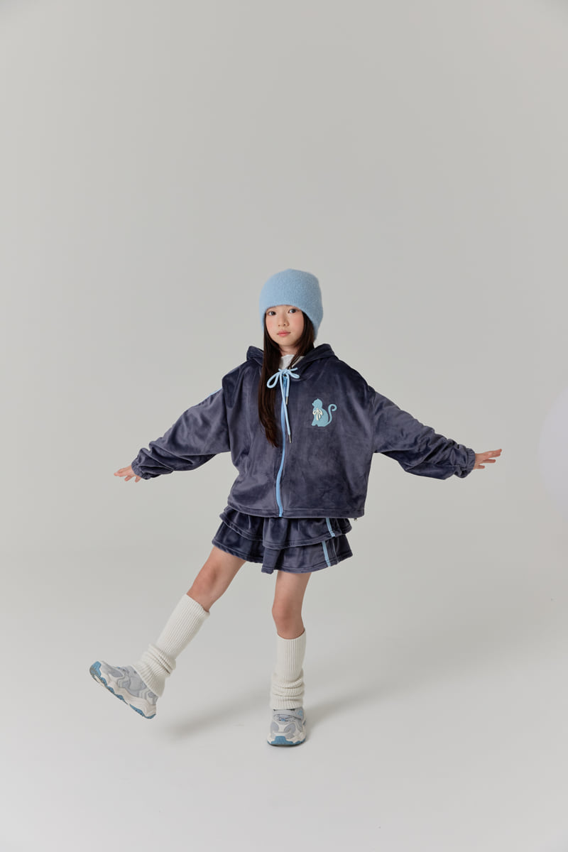 Lilas - Korean Children Fashion - #discoveringself - Velour Cat Jacket - 7