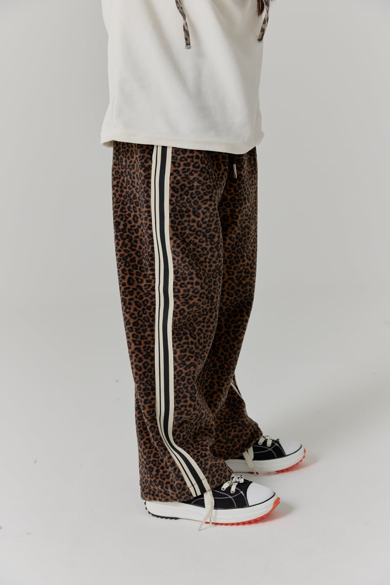 Lilas - Korean Children Fashion - #fashionkids - Leopard Jogger Pants - 6
