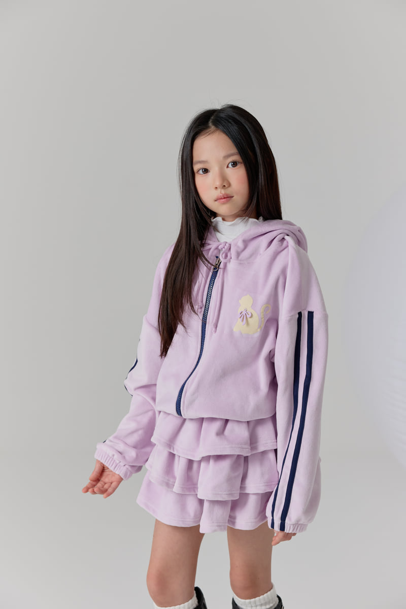 Lilas - Korean Children Fashion - #kidsstore - Velour Skirt - 9