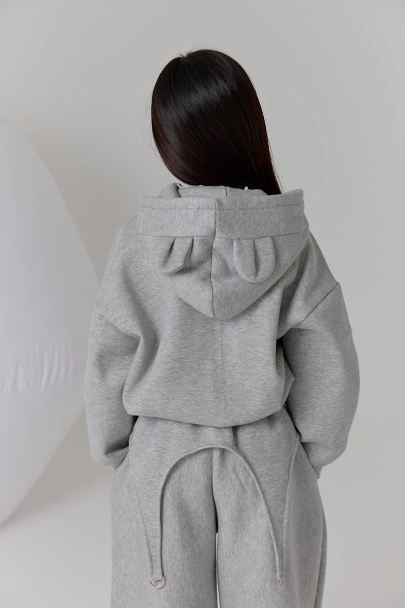 Lilas - Korean Children Fashion - #kidsstore - Bear Hood Jacket - 6