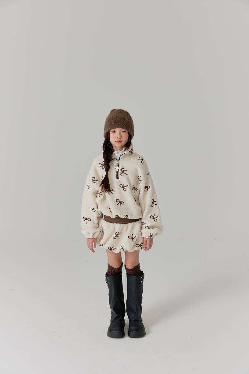 Lilas - Korean Children Fashion - #kidsstore - Ribbon Balloon Skirt - 5