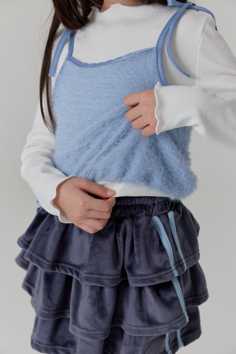 Lilas - Korean Children Fashion - #kidzfashiontrend - Velour Skirt - 10