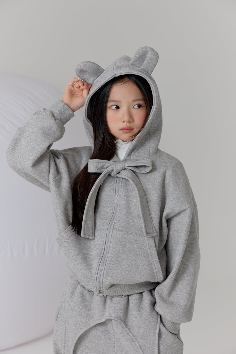 Lilas - Korean Children Fashion - #kidzfashiontrend - Bear Hood Jacket - 7