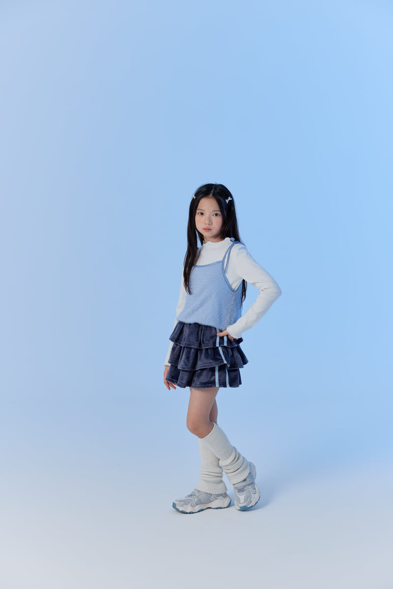 Lilas - Korean Children Fashion - #littlefashionista - Velour Skirt - 12