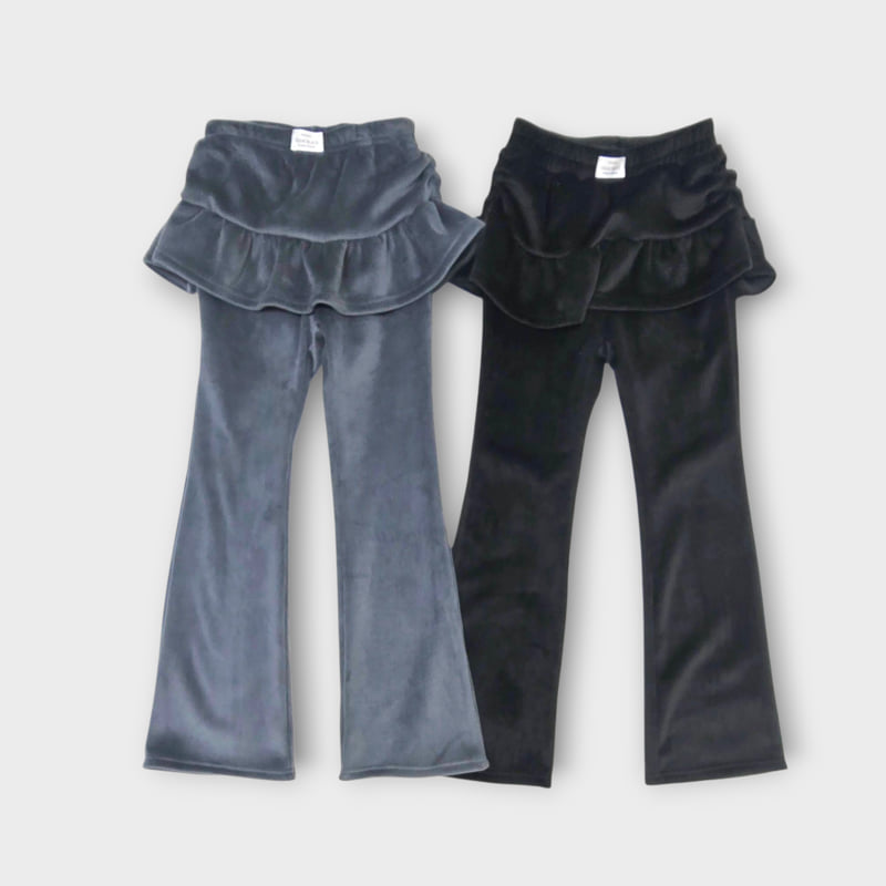Lilas - Korean Children Fashion - #magicofchildhood - Double Layer Flare Pants - 12