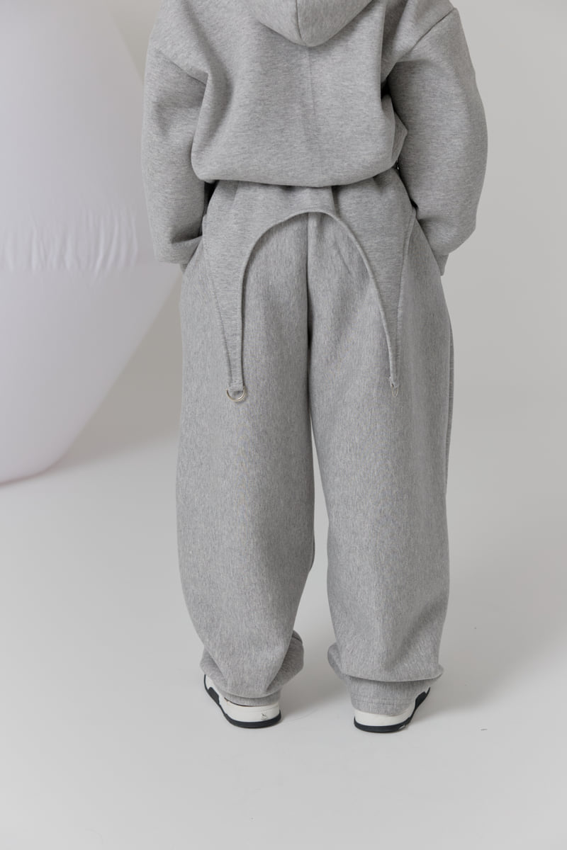 Lilas - Korean Children Fashion - #minifashionista - D Ring Double Layer Jogger Pants - 9